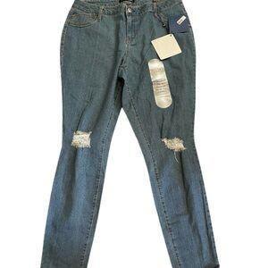 AG Denim Distressed Skinny Jeans
